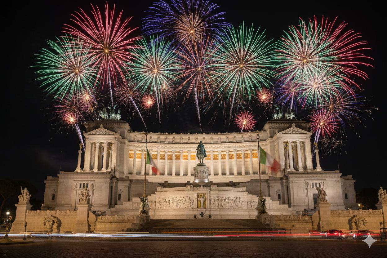 Rome Piazza del Popolo NYE